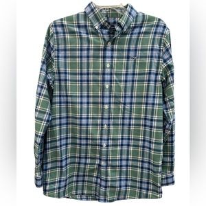 Vineyard vines performance men’s plaid long sleeve button down size XL EUC